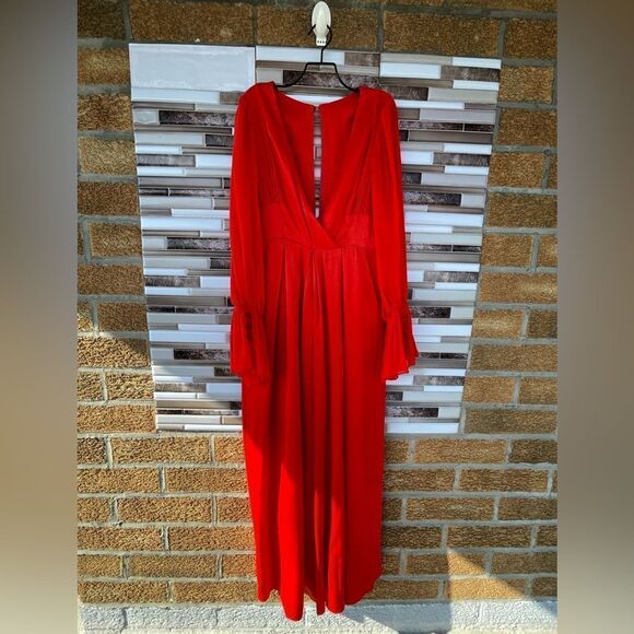 Free People Womens Not Your Baby Mixed-Media Jumpsuit size 0 - Picture 6 of 17
